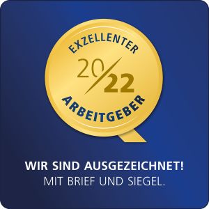 Siegel Excellenter Arbeitgeber 2022 - 
